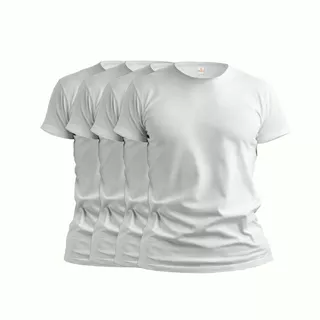 Kit Com 4 Camisetas Dry Fit Fitness