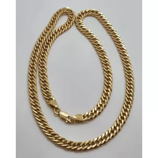 Corrente Elo Grumet Duplo Ouro 18k