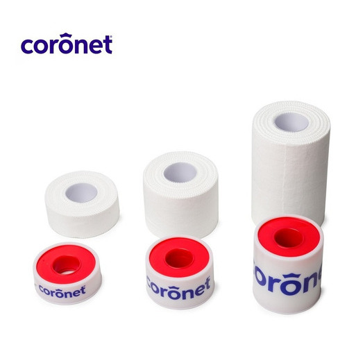 Coronet Cinta Adhesiva Oxido De Zinc 2,5cm X 4mts X 12u