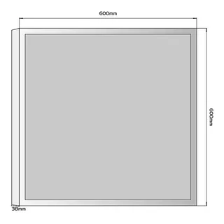 Panel Led Sobrepuesto 605x605x38mm 40w 6500k