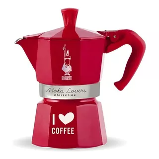 Cafeteira Moka Express 6 Xíc Coffee Fest Bialetti Vermelha