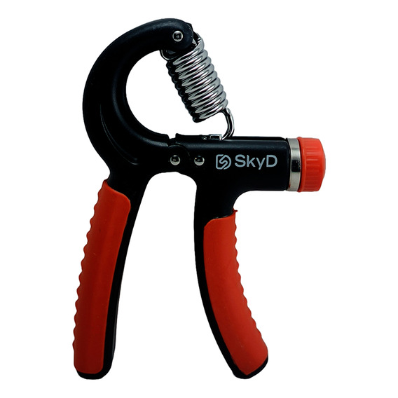 Hand Grip Ejercitador De Mano Muñeca Antebrazo Ajustable 60kg Skyd Negro/naranja