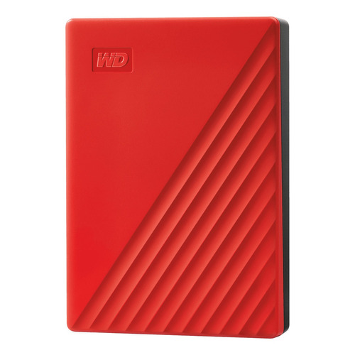 Disco duro externo Western Digital My Passport WDBPKJ0050 5TB rojo