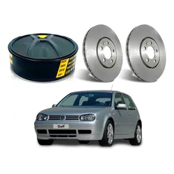  Disco Freio Dianteiro Golf Gti 2.8 Vr6 2000 A 2003