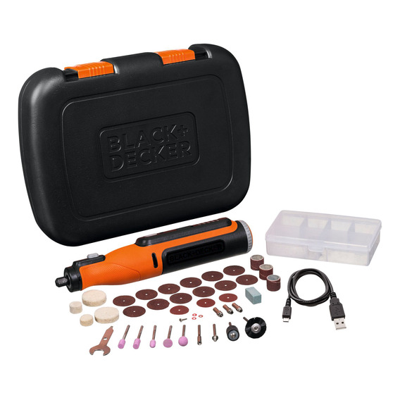 Herramienta Multipropósito + 35ac. Black+decker Bcrt8k35-b2c