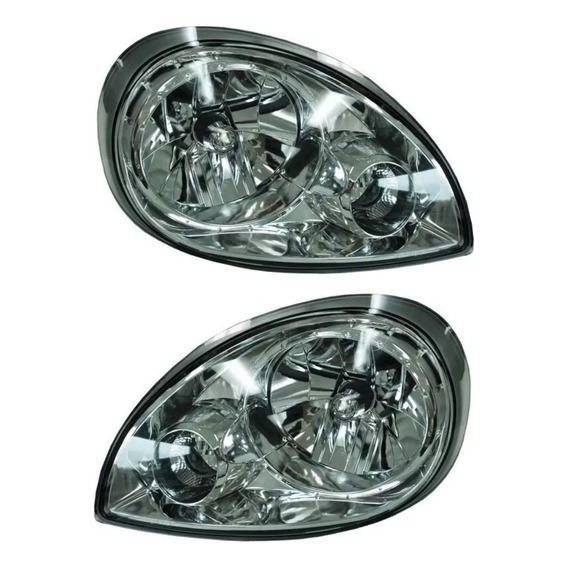 Par De Faros Chevrolet Chevy C2 2004, 05, 06, 07 Y 08 Nuevos