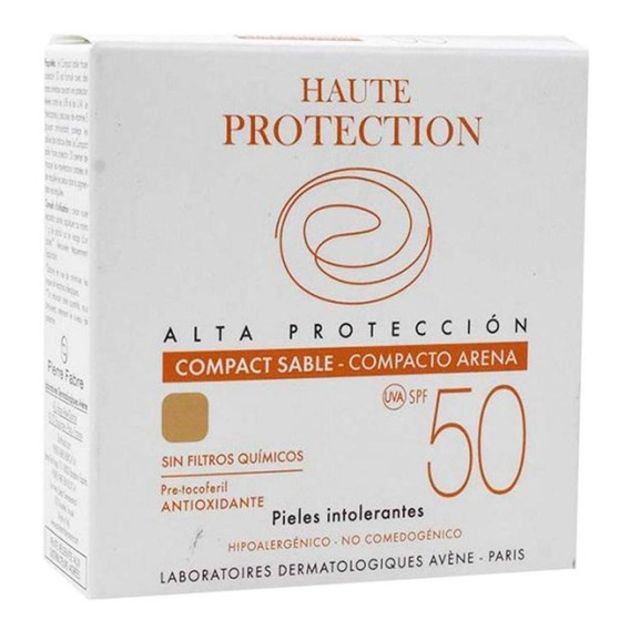 Bloqueador Solar Avène Compacto Arena Fps50+ Alta Protección 10g