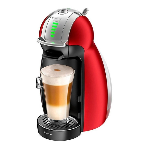 Cafetera Nescafé Moulinex Dolce Gusto Genio 2 automática red metal para cápsulas monodosis 220V