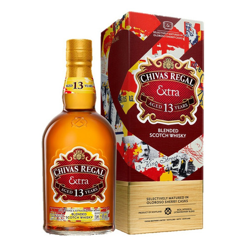 Whisky Chivas Regal Extra Scotch escocés 750 mL