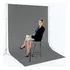 Fondo Chroma Key Studio Infinity, 2 x 3,60 metros, color gris, diseño estampado liso