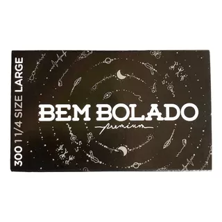 Seda Bem Bolado Premium Mini Size 1 1/4 Large 300 Folhas