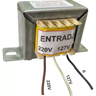 Transformador Trafo Bivolt Ent.127/220v Saída 9+9v 1 Amper