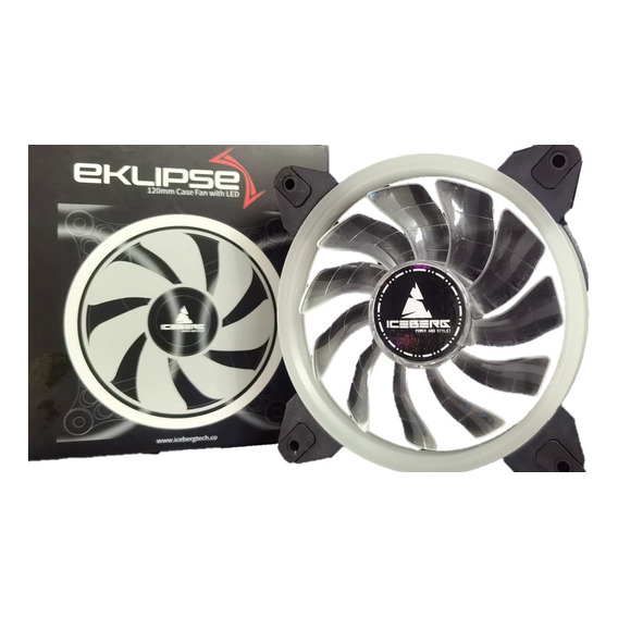 Ventilador Gamer Para Pc Iceberg Eklipse Argb De 120mm