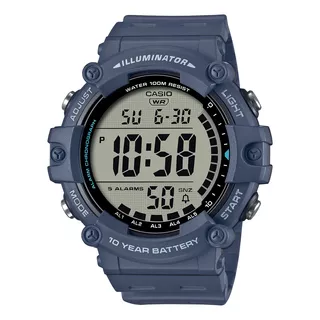 Reloj Hombre Casio Azul Ae-1500wh-2a Digital Sumergible