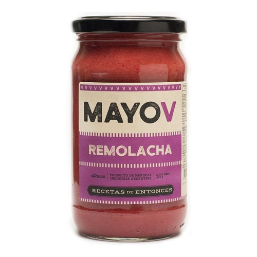 Mayonesa Vegana De Remolacha X 270gr - Mayov