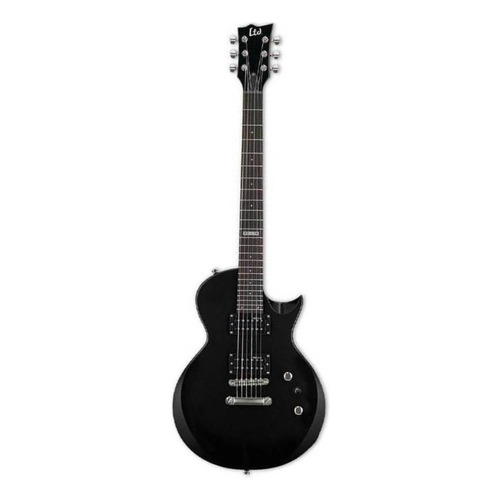 Guitarra eléctrica LTD EC Series EC-10 de tilo black negro con diapasón de engineered hardwood