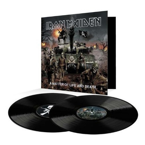 LP Duplo Iron Maiden Una cuestión de vida o muerte, 180 gramos