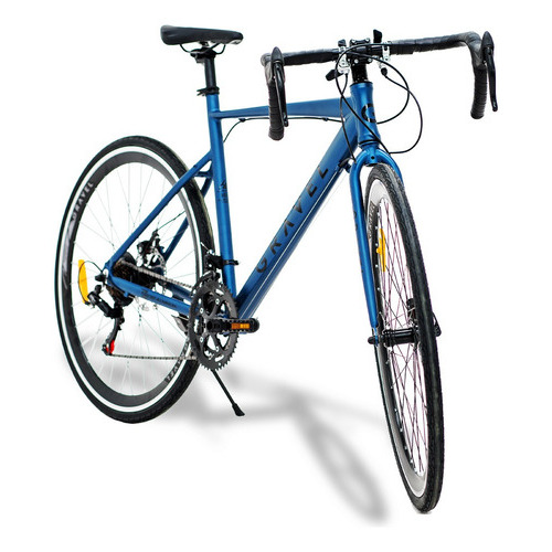 Bicicleta De Ruta Gravel Asphalt R700 47 51 54 Cm Color Azul
