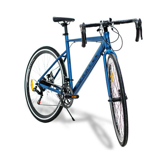 Bicicleta De Ruta Gravel Asphalt R700 47 51 54 Cm Color Azul