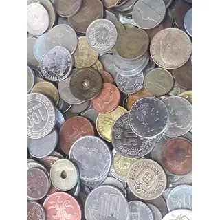 80 Moedas Estrangeiras Aleatórias Sem Repetir Por Tipo