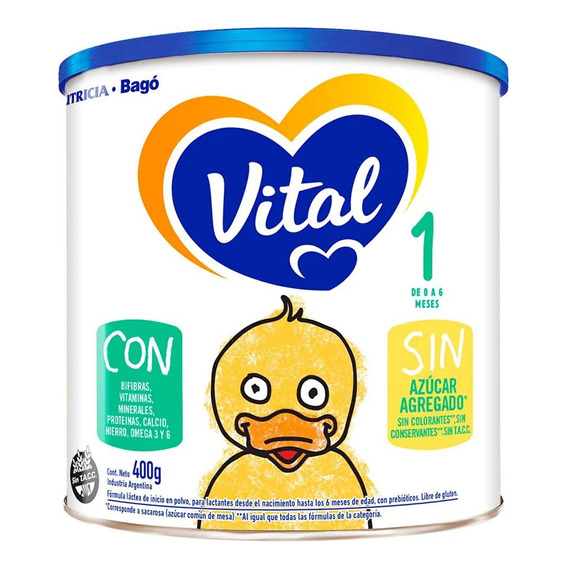  Vital 1 Leche En Polvo Nutricia Bagó En Lata De 800