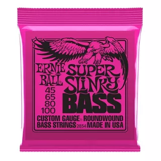 Ernie Ball 2834 Cuerdas Bajo Electrico Super Slinky 45-100