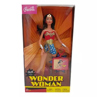 Barbie Wonder Woman Dc Super Friends 2003 Con Detalles