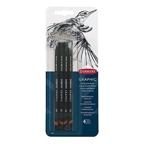 Set Derwent Graphic X 4 Unidades Hb-2b-4b-6b (13342)