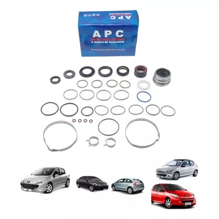 Kit Reparacion Cremallera Direccion Hidraulica 207-206 - 307