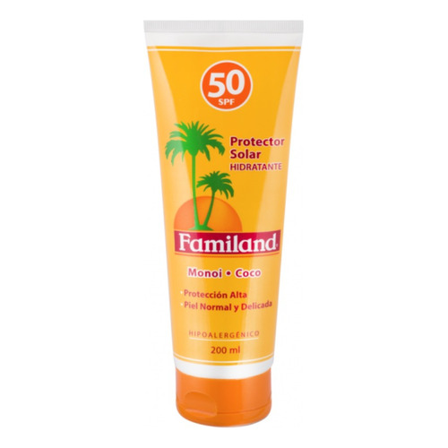 Familand Protector Solar Spf50 Aceite Monoi De Tahiti 200ml