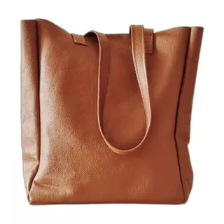 Cartera Tote/shopping Bag, Bolso Cuero Legítimo