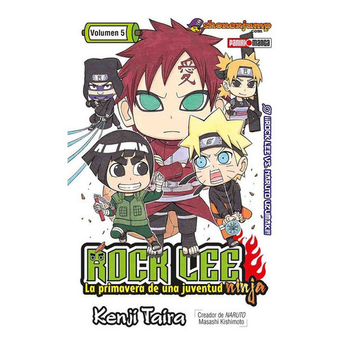 Panini Manga Rock Lee N.5, De Panini. Serie Rock Lee, Vol. 5. Editorial Panini, Tapa Blanda En Español, 2021