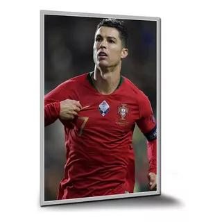 Poster Idolo Craque Cristiano Ronaldo Pôsteres Placa A2