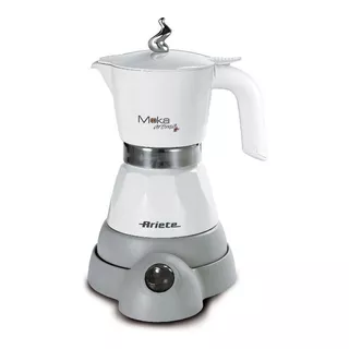 Cafetera Ariete Moka Aroma Electric 1358 Manual Blanca Italiana 220v