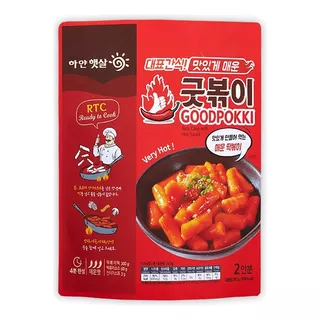Comida Coreana Tteokbokki Super Picante Instantáneo