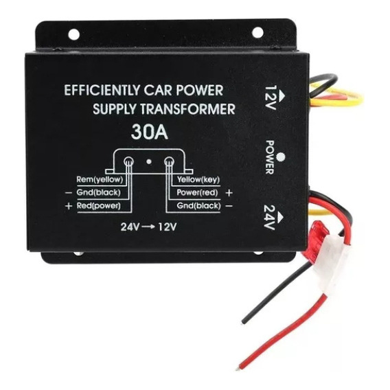 Inversor De Voltaje De 24 A 12 Volt 30 A