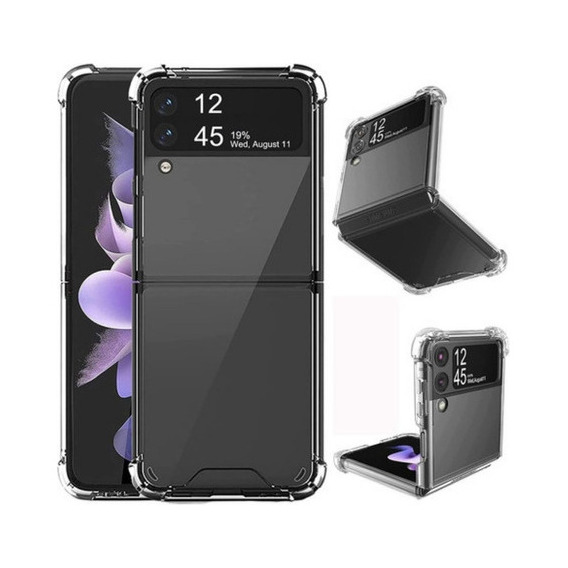 Carcasa Silicona Reforzada Para Samsung Galaxy Z Flip 3 