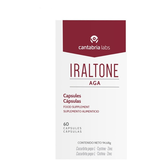 Anticaida Calvicie Andropecia Iraltone Aga 60cap