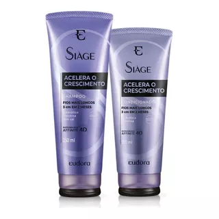 Kit Eudora Siage Acelera O Crescimento Shampoo+condicionador