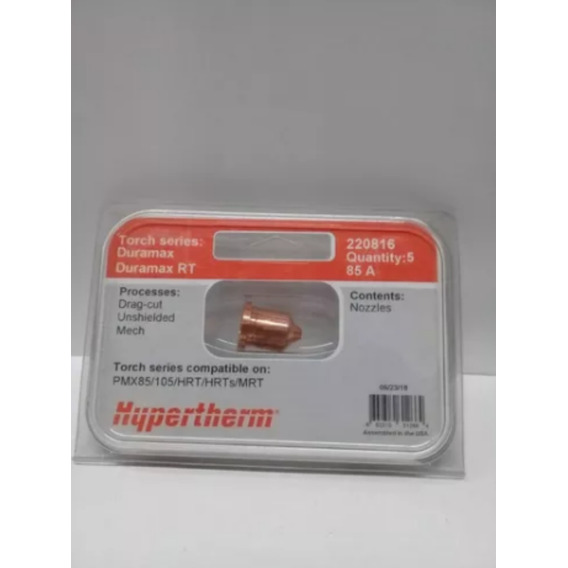 Tobera Para Hypertherm 220816 85 Amp Para Powermax