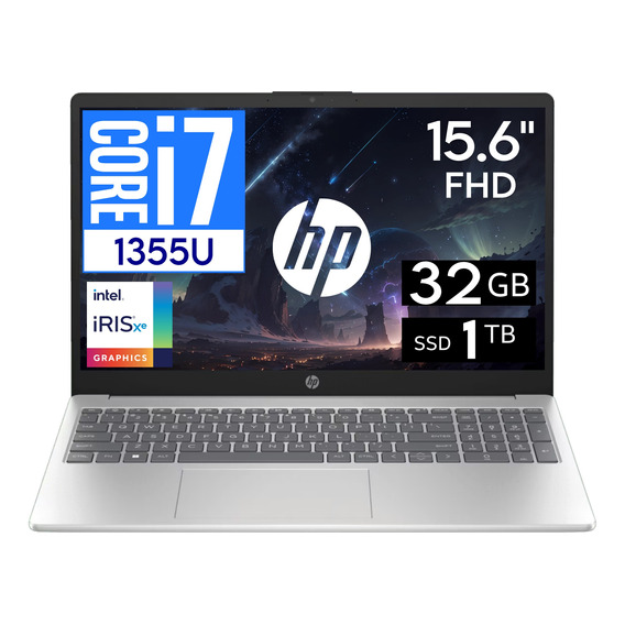 Laptop Hp 15 Core I7 1355u 32gb Ssd 1tb 15.6  Win 11 + Funda