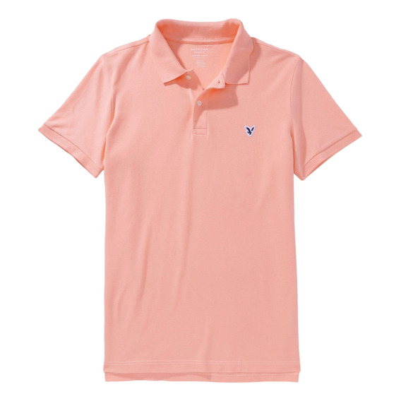 Playera Polo De Piqué Slim Fit Flex American Eagle Hombre