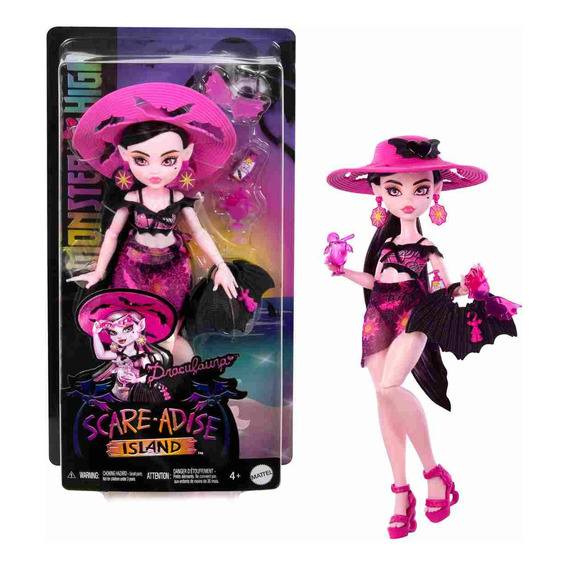 Monster High Muñeca Isla Del Terror Draculaura