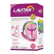 Suplemento Em  Comprimidos Lavitan  A-z Mulher Vitaminas Em Pote 90 Un