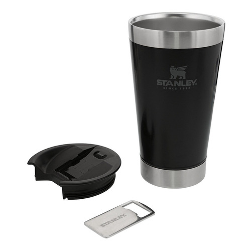 Vaso térmico Stanley Classic Stay Chill color black matte 473mL