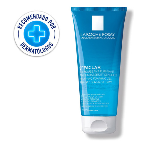 Gel Limpiador La Roche-posay Effaclar Purificante Momento de aplicación Día Noche Tipo de piel Grasa con tendencia acneica de 200ml