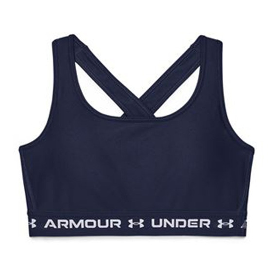 Top Under Armour Crossback Mid Azul De Dama