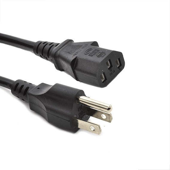 Cable De Corriente O Poder Pc O Monitor Y Otros 1.5mts