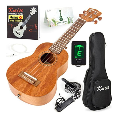 Ukulele Soprano Kmise Instrumento Profesional De Caoba Ukala