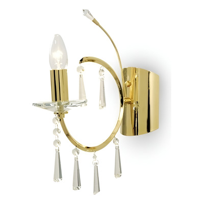 Aplique Reina 1 Luz E14 Oro Cairel Trans.